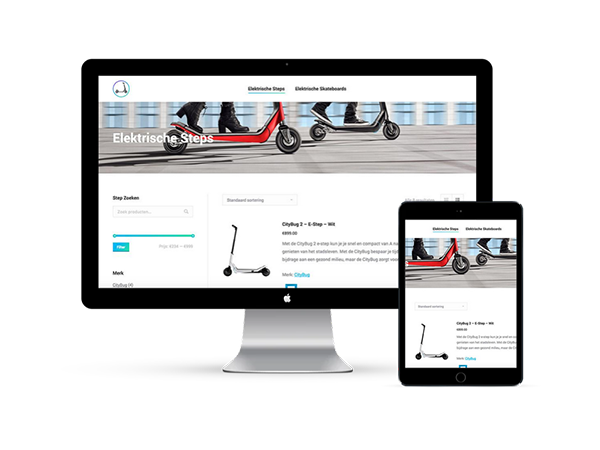 Elektrische steps webshop