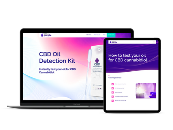 CBD test purple